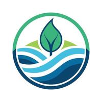 logotipo Projeto para água empresa, Projeto uma simples logotipo para uma sem fins lucrativos focado em fornecendo limpar \ limpo água para comunidades dentro precisar vetor