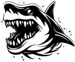 Tubarão - Alto qualidade logotipo - ilustração ideal para camiseta gráfico vetor