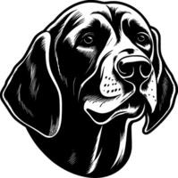 labrador retriever - minimalista e plano logotipo - ilustração vetor