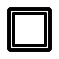 moderno quadrado forma ícone. vetor