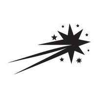 queda Estrela ícones espaço elemento noite galáxia Projeto. vetor