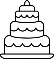 Casamento bolo ,casamento ícone vetor