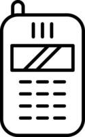 ícone de linha telefônica vetor