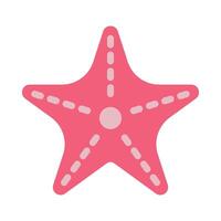 estrelas do mar plano ícone Projeto vetor