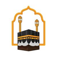 ilustração do kaaba vetor