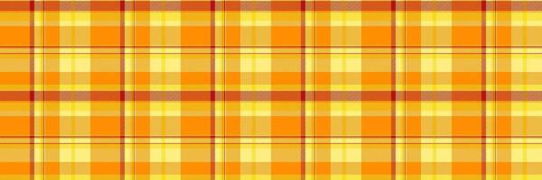 pacote têxtil fundo xadrez, cetim textura tecido desatado. recorrente tartan padronizar Verifica dentro Sombrio laranja e amarelo cores. vetor