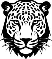 leopardo - minimalista e plano logotipo - ilustração vetor