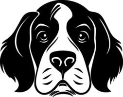 cachorro - minimalista e plano logotipo - ilustração vetor