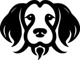 cachorro, minimalista e simples silhueta - ilustração vetor