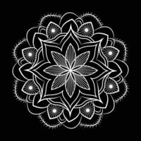 flor floral único simples mandala arte padronizar e desenhos para livre baixar vetor