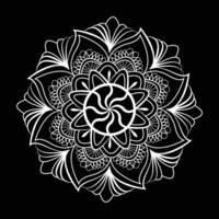 flor floral mehndi tatuagem eps mandala padrões para baixar vetor