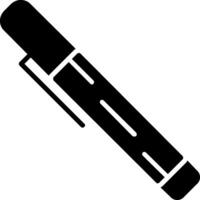 ícone de glifo de caneta vetor