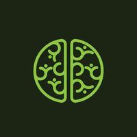 logotipo do happy brain people vetor