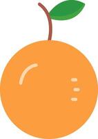 ícone plano laranja vetor