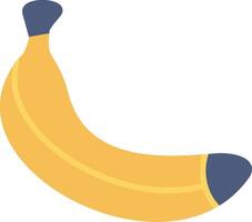ícone plano de banana vetor