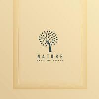 natural árvore logotipo ícone dentro ervas vida conceito vetor