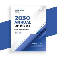 o negócio anual relatório folheto modelo Projeto vetor