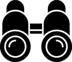 ícone de glifo de binóculos vetor