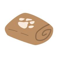banho item - cachorro ou cachorro toalha com cachorro Pancada vetor