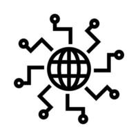 Internet símbolo. navegador e rede ícone. vetor