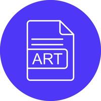 arte Arquivo formato linha multi círculo ícone vetor