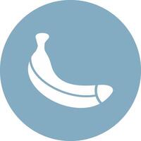 banana glifo multi círculo ícone vetor