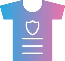 camisa glifo gradiente ícone Projeto vetor