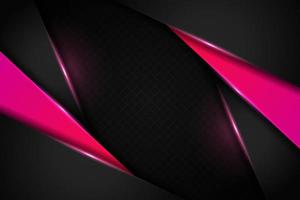 fundo moderno premium diagonal sobreposta tecnologia 3d gradiente rosa metálico brilhante vetor
