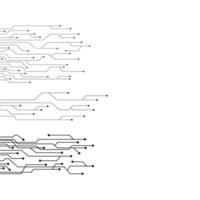 circuito logotipo modelo ilustração vetorial ícone design vetor