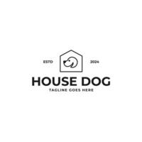 casa cachorro logotipo Projeto ilustração idéia vetor