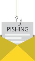 phishing o email hacking fraude malware envelope vetor
