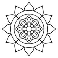 mente relaxante coloração página mandala para adultos coloração página mandala para adultos coloração mandala vetor