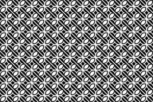 abstrato desatado recorrente padronizar. Preto e branco desatado geométrico têxtil padronizar. abstrato mosaico telha papel de parede decoração. vetor