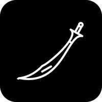 Ícone de espada de vetor