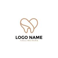 dental luxo logotipo Projeto modelo 5 vetor