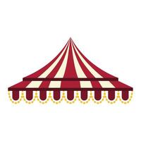tenda de circo de carnaval vetor