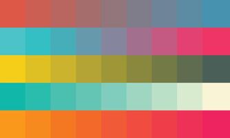 colorida paleta com Preto fronteira, ideal para gráfico Projeto projetos, criando cor esquemas, rede projeto, arte inspiração, e cor teoria. vetor
