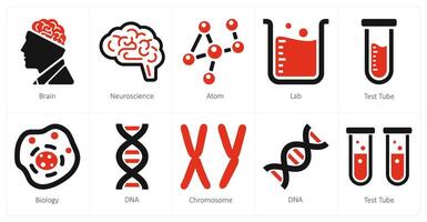 uma conjunto do 10 Ciência e experimentar e experimentar ícones Como química Aulas, ciência e experimento aula, Fórmula ciência e experimento vetor