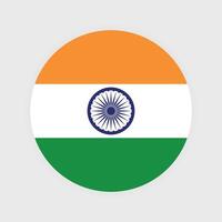 nacional bandeira do Índia. Índia bandeira. Índia volta bandeira. vetor