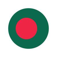 nacional bandeira do Bangladesh. Bangladesh bandeira. Bangladesh volta bandeira. vetor