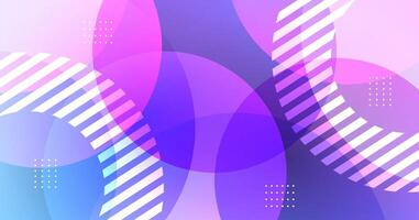 3d geométrico abstrato fundo em brilhante espaço com colorida círculos efeito decoração. moderno gráfico Projeto elemento com suave arredondado forma estilo conceito para rede, folheto, cartão, ou folheto cobrir vetor