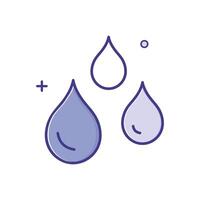 água purificação ícone destacando a importância do limpar \ limpo água através eficaz purificação técnicas e tecnologias. vetor