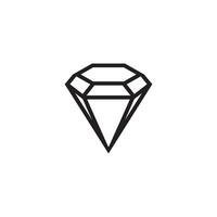 diamante logotipo modelo ícone ilustração Projeto vetor