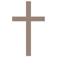 cristão de madeira Cruz vetor