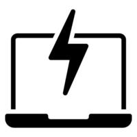ícone de símbolo de laptop vetor