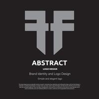 abstrato minimalista logotipo Projeto para marca ou companhia vetor