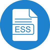 ess Arquivo formato multi cor círculo ícone vetor