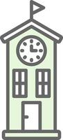 relógio torre potra ícone Projeto vetor