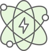 atômico energia potra ícone Projeto vetor