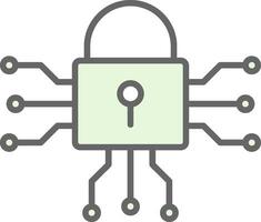 cyber segurança potra ícone Projeto vetor